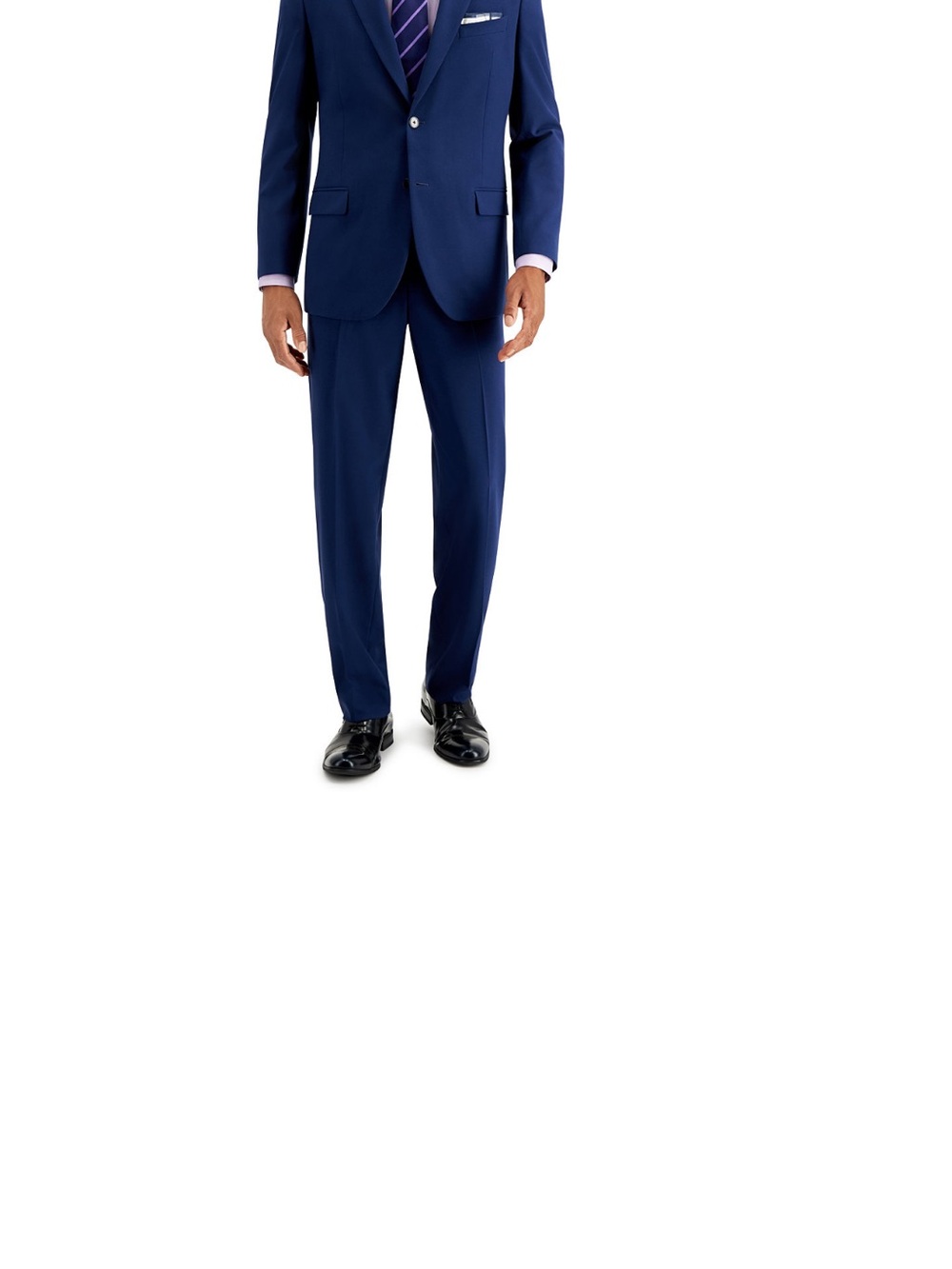 Nautica Navy Blue Two-Piece Suit with Notch Lapel